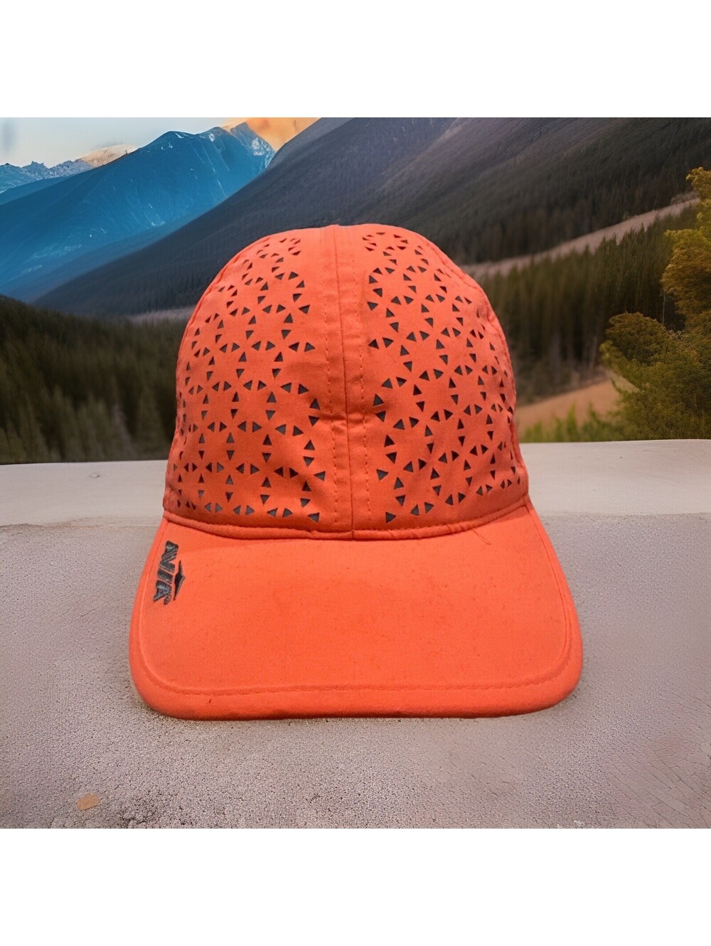 Avia Women’s Jogging Walking Gym Poolside Orange Vented Baseball Cap